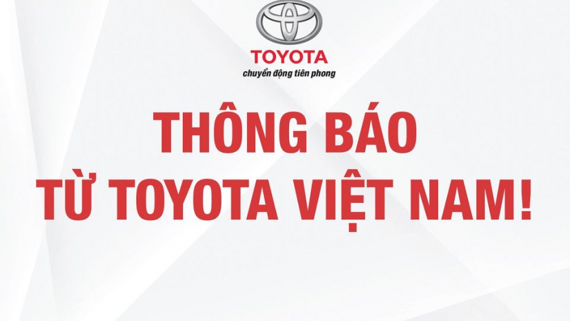 HỆ THỐNG ĐẠI LÝ TOYOTA TẠI TP. HỒ CHÍ MINH, CẦN THƠ VÀ TÂY NINH HOẠT ĐỘNG TRỞ LẠI
