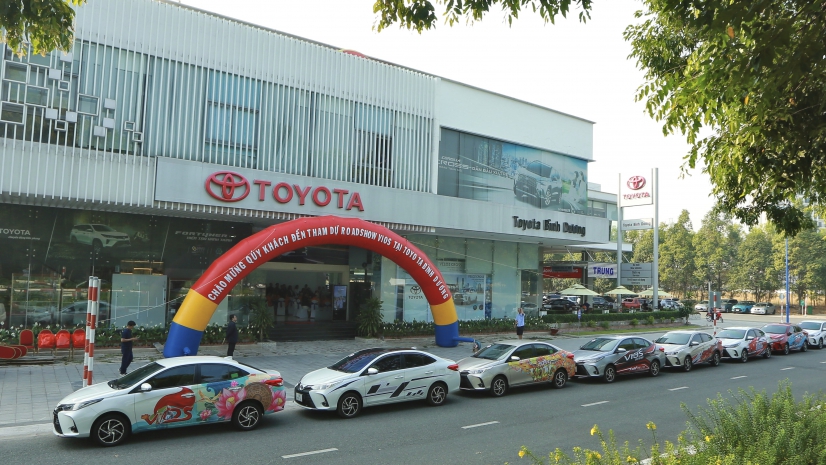 Chiêm ngưỡng dàn xế khủng Toyota Vios cực độc lạ diễu hành trên khắp 8 tỉnh thành Việt Nam