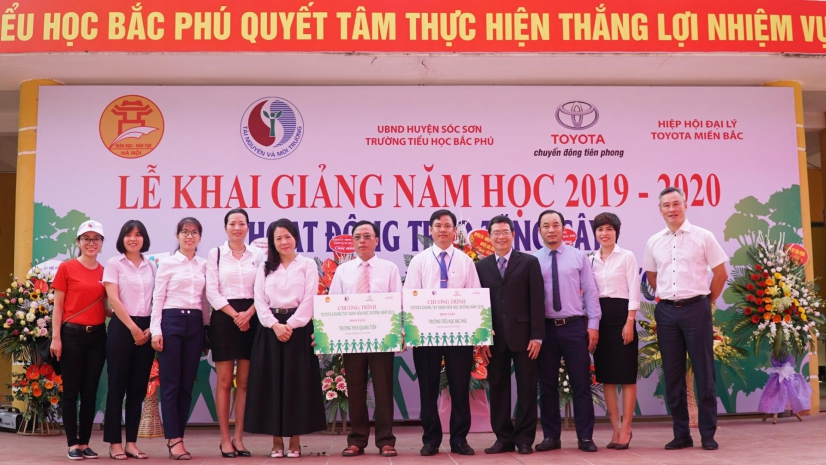 CHƯƠNG TRÌNH “TOYOTA CHUNG TAY XANH HÓA HỌC ĐƯỜNG” NĂM 2019 TRIỂN KHAI TẠI 6 TỈNH, THÀNH PHỐ