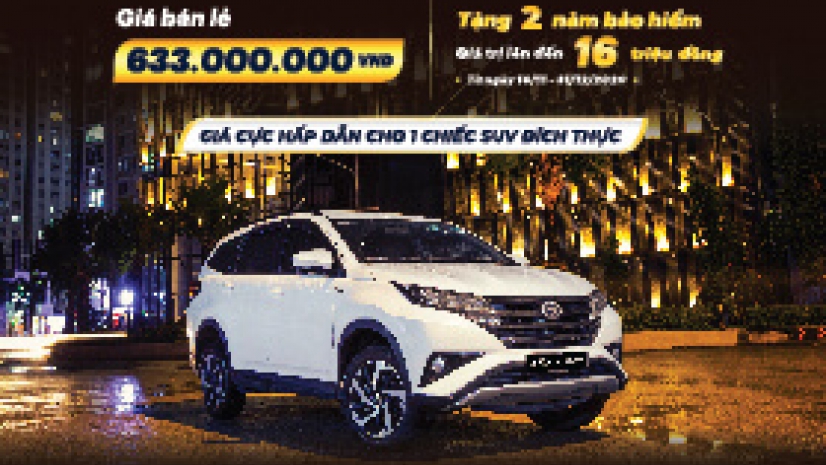 CƠ HỘI CỰC HẤP DẪN ĐỂ SỞ HỮU NGAY MẪU XE TOYOTA RUSH