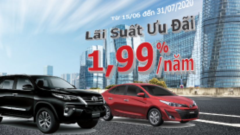Công ty TNHH MTV Tài Chính Toyota Việt Nam (TFSVN) thực hiện chương trình ưu đãi LÃI SUẤT NHỎ - CẦN GÌ LO