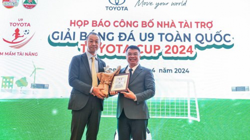 Khởi động Giải bóng đá U9 toàn quốc Toyota Cup 2024