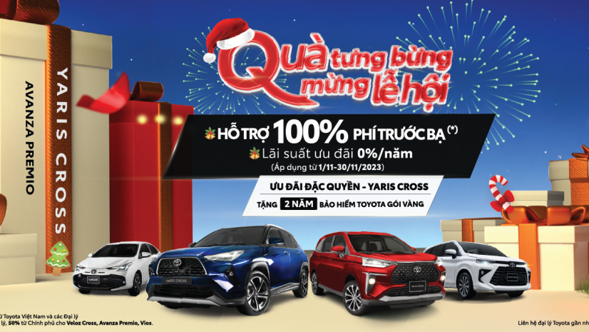 Khuyến mại hấp dẫn từ Toyota Đà Nẵng dành cho các mẫu xe trong tháng 11/2023