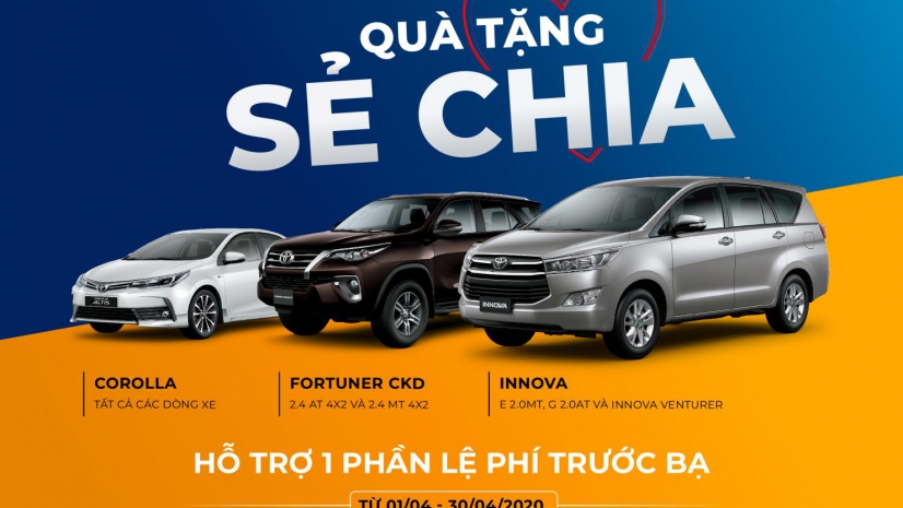 QUÀ TẶNG SẺ CHIA TỪ TOYOTA DÀNH CHO KHÁCH HÀNG TRONG THÁNG 4