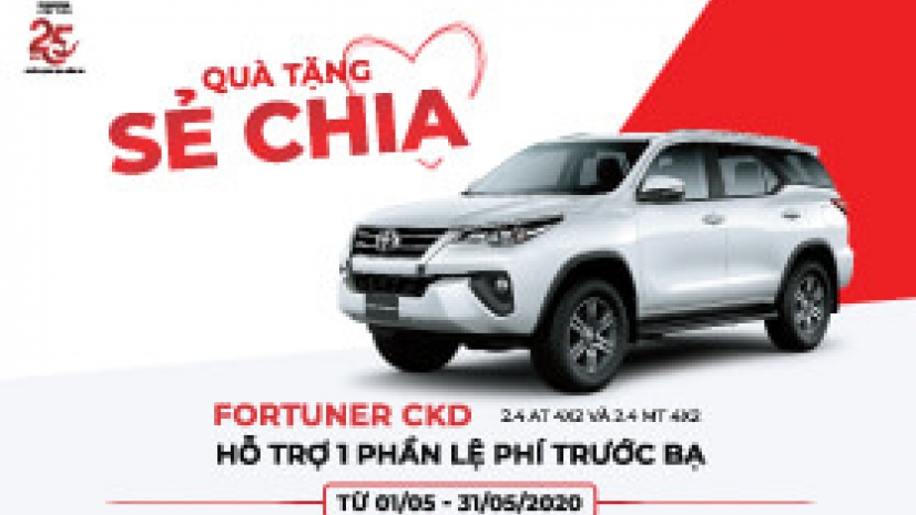 QUÀ TẶNG SẺ CHIA TỪ TOYOTA DÀNH CHO KHÁCH HÀNG TRONG THÁNG 5