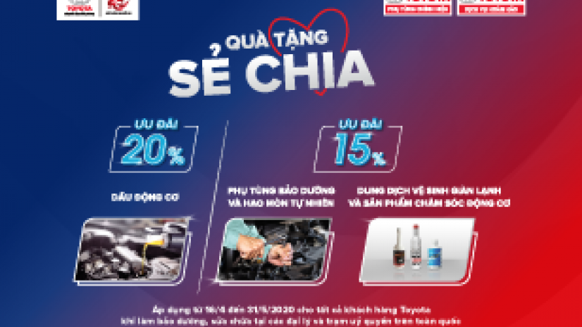 QUÀ TẶNG SẺ CHIA TỪ TOYOTA VIỆT NAM