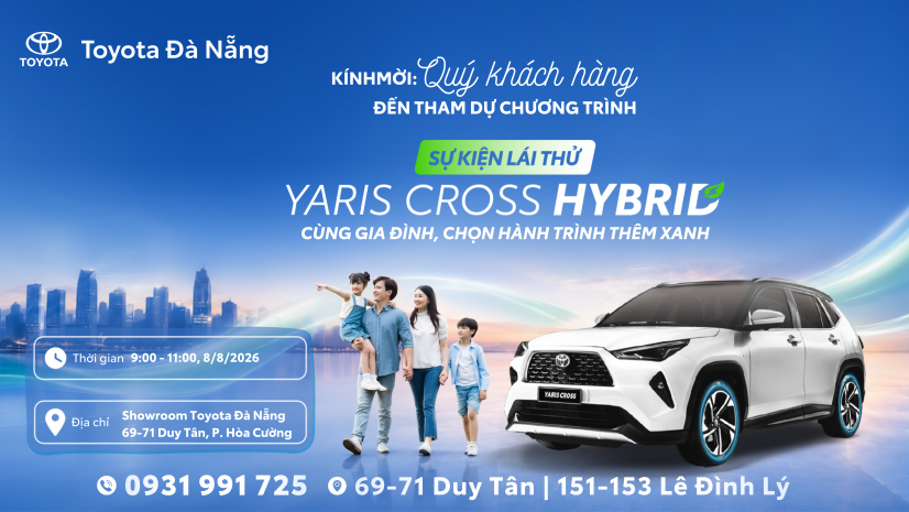 SỰ KIỆN LÁI THỬ YARIS CROSS HYBRID - Cùng Gia Đình Chọn Hành Trình Thêm Xanh