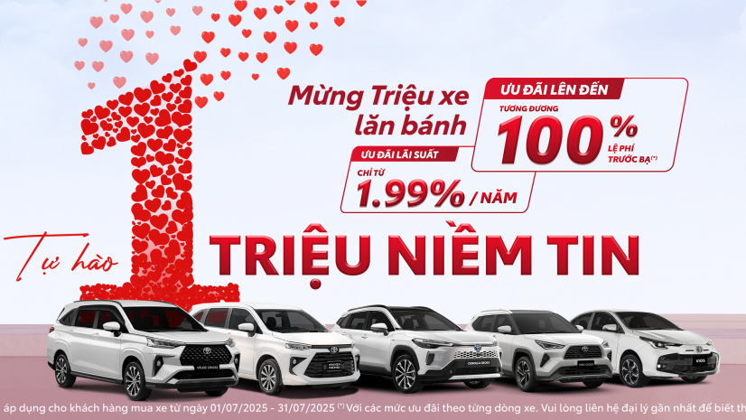 TOYOTA ĐÀ NẴNG TRIỂN KHAI CHƯƠNG TRÌNH KHUYẾN MẠI THÁNG 07/2025