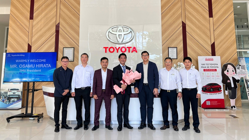 TOYOTA ĐÀ NẴNG VINH DỰ ĐÓN TIẾP BAN LÃNH ĐẠO TOYOTA VIỆT NAM ĐẾN THĂM VÀ LÀM VIỆC
