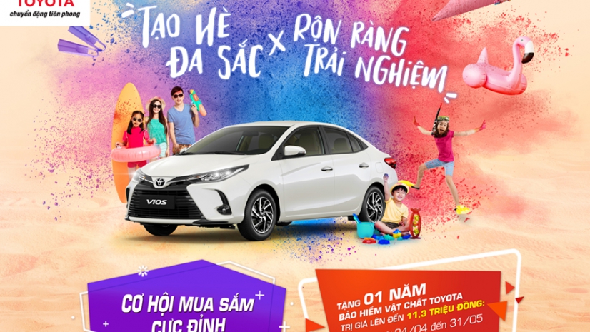 TOYOTA GIA TĂNG CHUỖI GIÁ TRỊ HỖ TRỢ KHÁCH HÀNG MUA XE VIOS 2021
