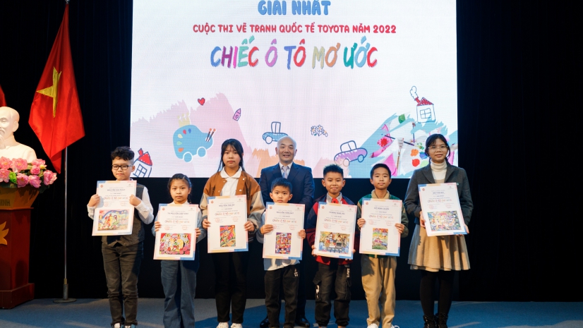 Toyota Việt Nam công bố kết quả Cuộc thi vẽ tranh quốc tế Toyota − Chiếc ô tô mơ ước năm 2022