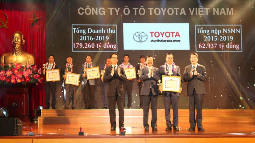 Toyota Việt Nam được vinh danh tại Lễ tôn vinh Người nộp thuế năm 2020