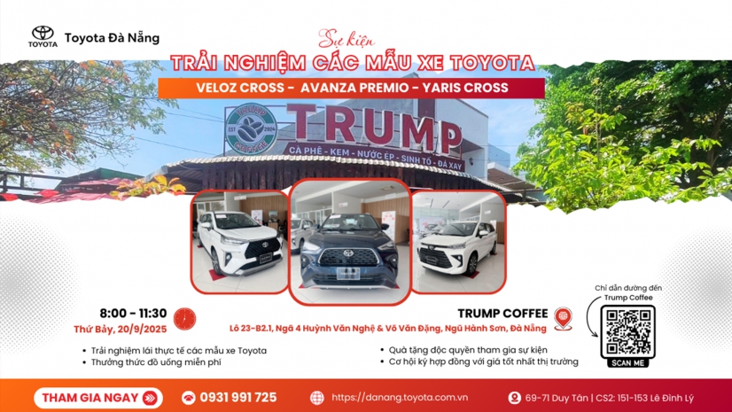 TRẢI NGHIỆM TOYOTA NGAY - SĂN ƯU ĐÃI LIỀN TAY