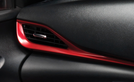  Bộ ốp trang trí Táp-lô - Màu Đỏ