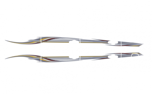 Bộ tem trang trí sườn xe