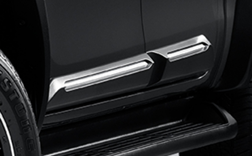 Ốp sườn xe (màu Bạc) (2 bên)