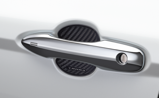 Ốp trang trí hõm cửa vân cacbon (1 bộ - 4 chiếc)