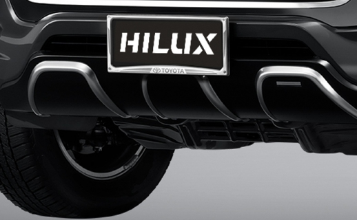 Ốp trang trí phía dưới cản trước (màu Bạc)