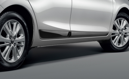 Ốp trang trí sườn xe (Màu đen sần)