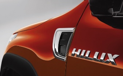 Ốp trang trí tai xe mạ Crôm (2 chiếc/ Bộ)